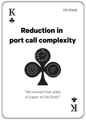 2. Reduction in port call complexity