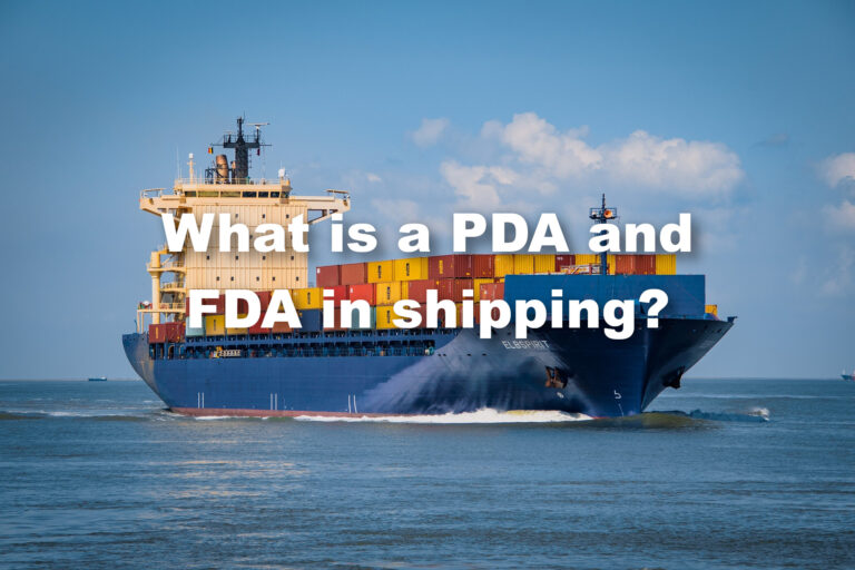 What is a PDA and FDA in shipping? DADesk